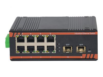 全國產海系列千兆2光8電WEB管理